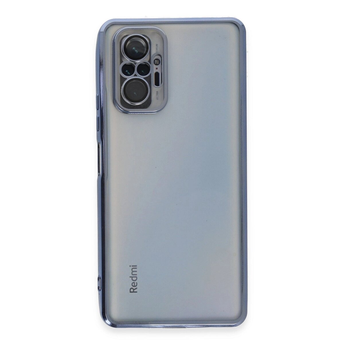 Xiaomi Redmi Note 10 Pro Kılıf Razer Lensli Silikon - Açık Mavi Xiaomi Redmi Note 10 Pro Kılıf Razer Lensli Silikon - Açık Mavi