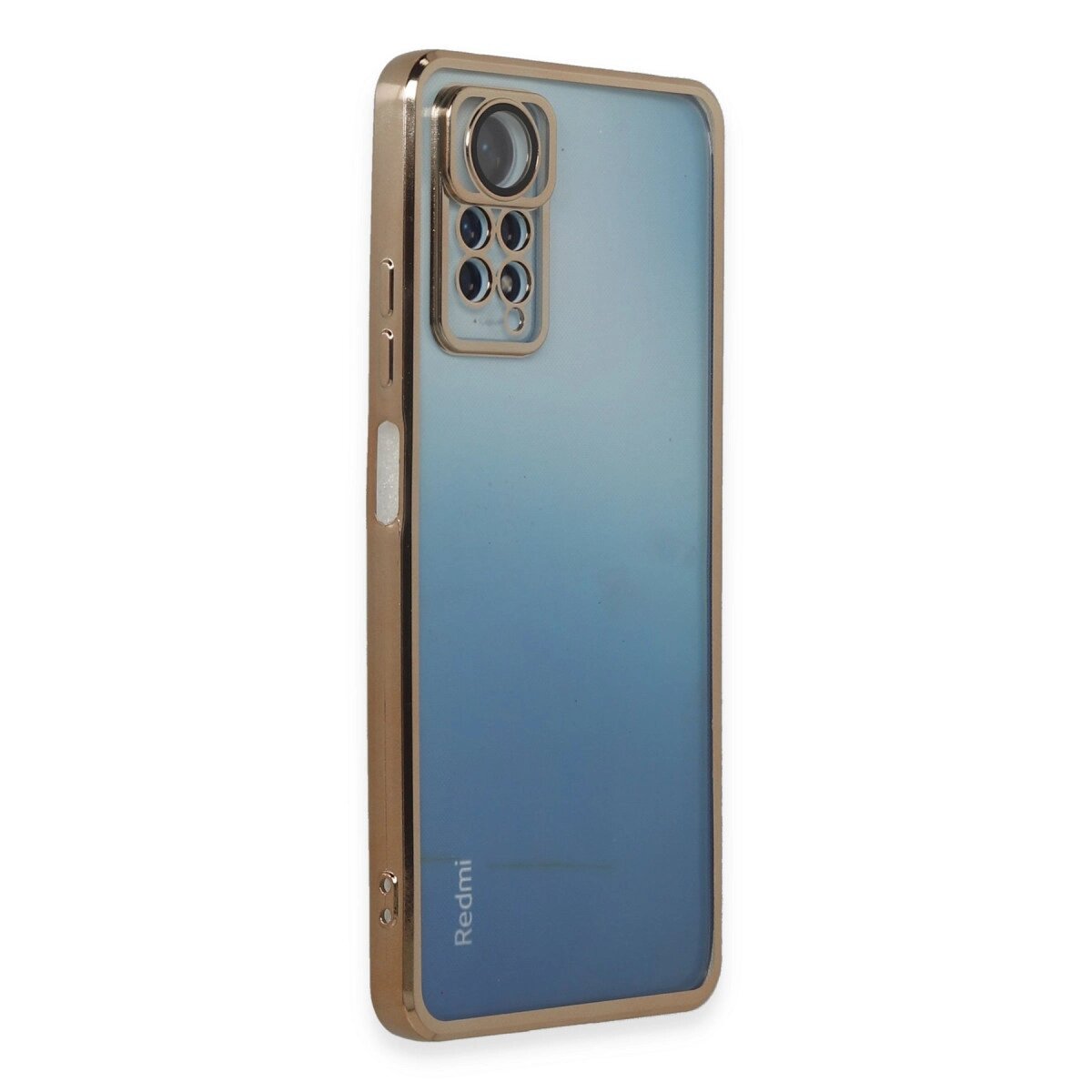 Xiaomi Redmi Note 11 Pro Kılıf Razer Lensli Silikon - Gold Xiaomi Redmi Note 11 Pro Kılıf Razer Lensli Silikon - Gold