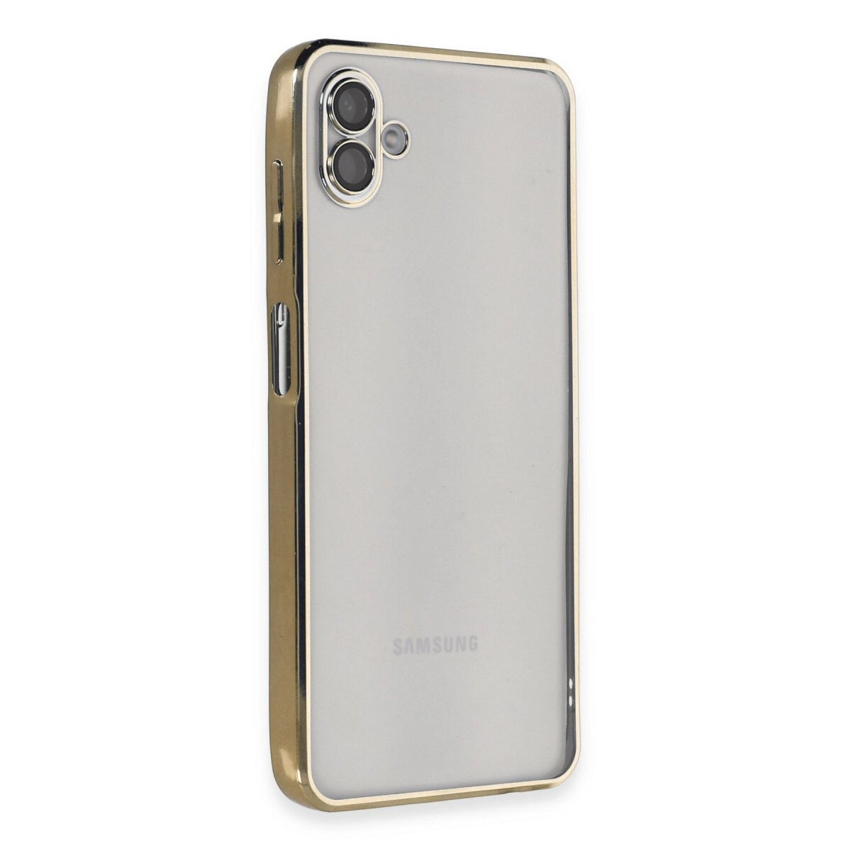 Galaxy A04 Kılıf  Lensli  - Gold