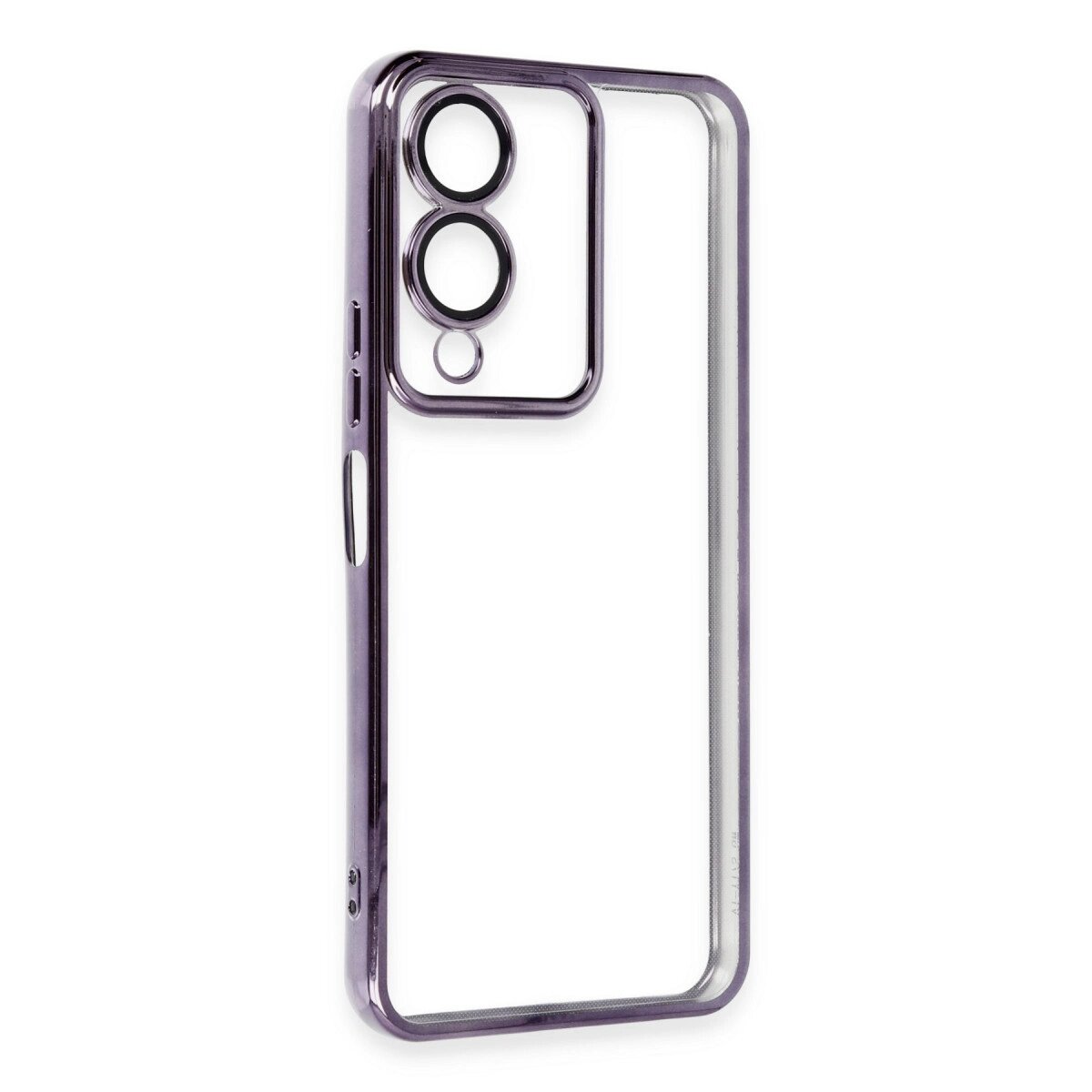 Vivo Y17s Kılıf Razer Lensli Silikon - Mor Vivo Y17s Kılıf Razer Lensli Silikon - Mor