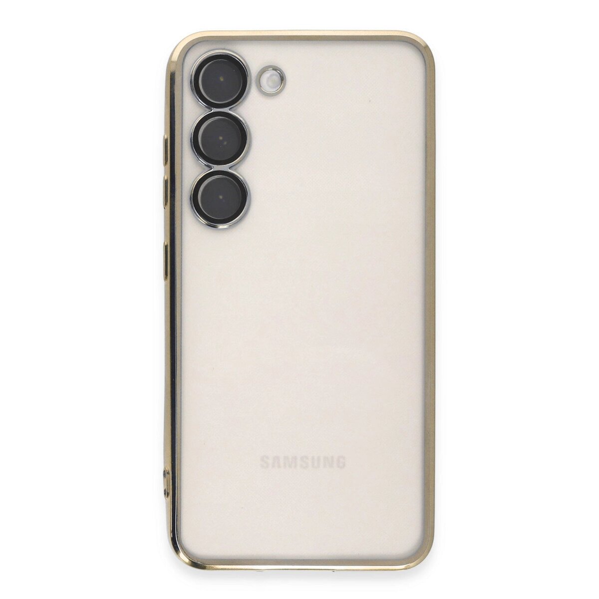 Samsung Galaxy S24 Kılıf Razer Lensli Silikon - Gold Samsung Galaxy S24 Kılıf Razer Lensli Silikon - Gold