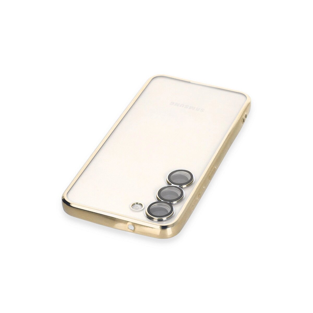 Samsung Galaxy S24 Kılıf Razer Lensli Silikon - Gold Samsung Galaxy S24 Kılıf Razer Lensli Silikon - Gold