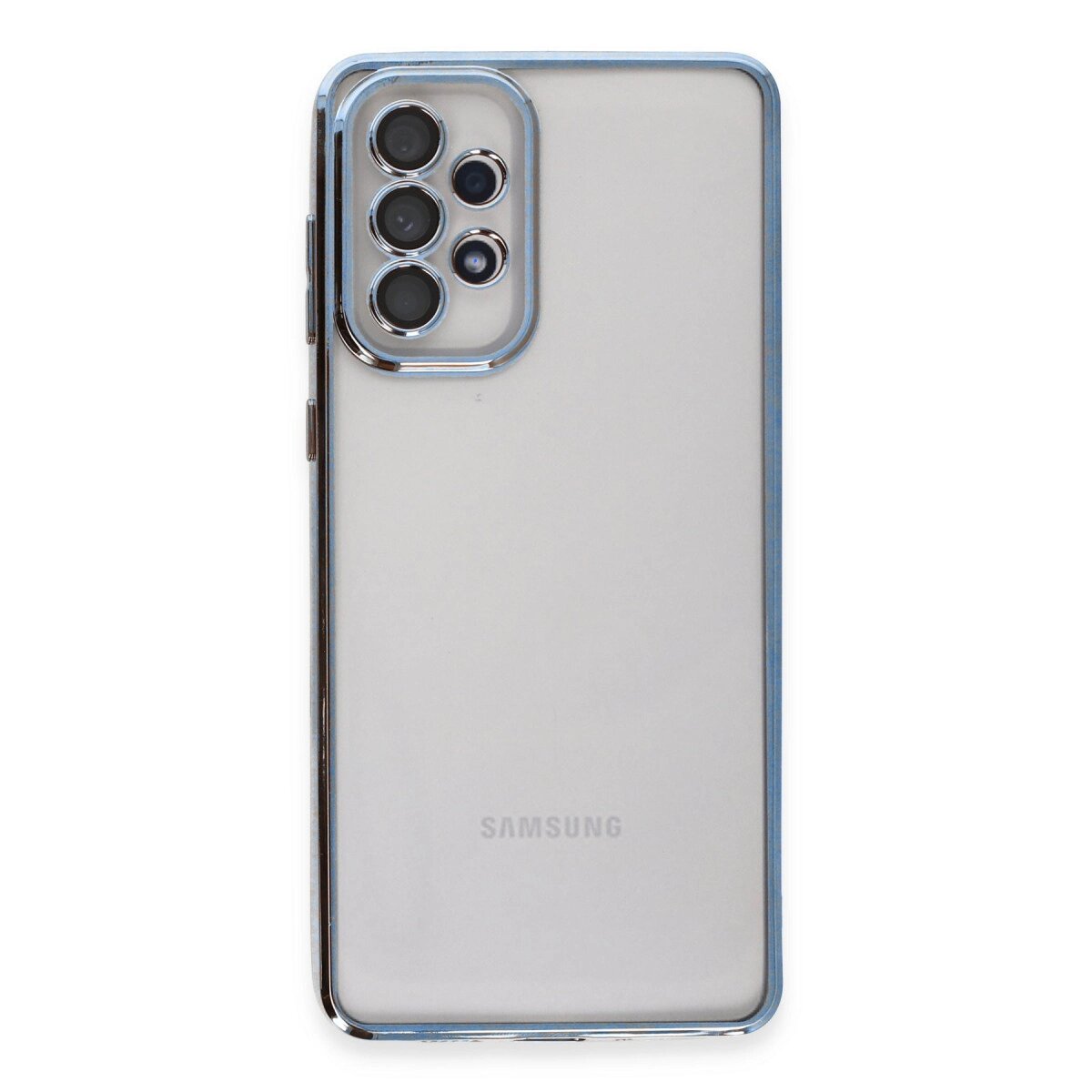 Samsung Galaxy A53 5g Kılıf Razer Lensli Silikon - Açık Mavi Samsung Galaxy A53 5g Kılıf Razer Lensli Silikon - Açık Mavi