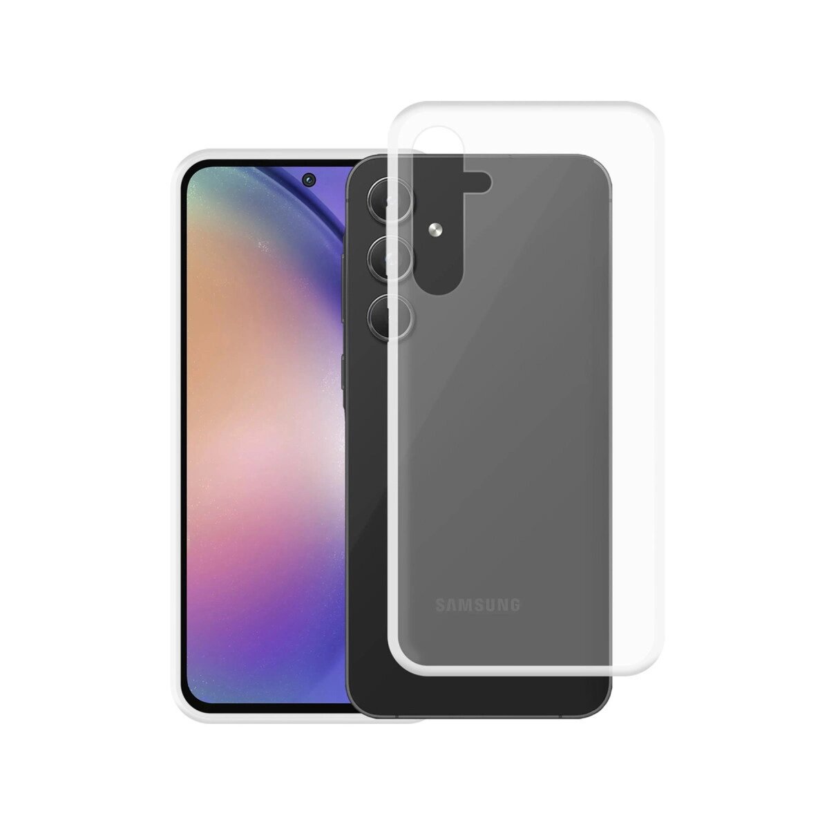 Samsung Galaxy A55 5g Kılıf Lüx Şeffaf Silikon Samsung Galaxy A55 5g Kılıf Lüx Şeffaf Silikon