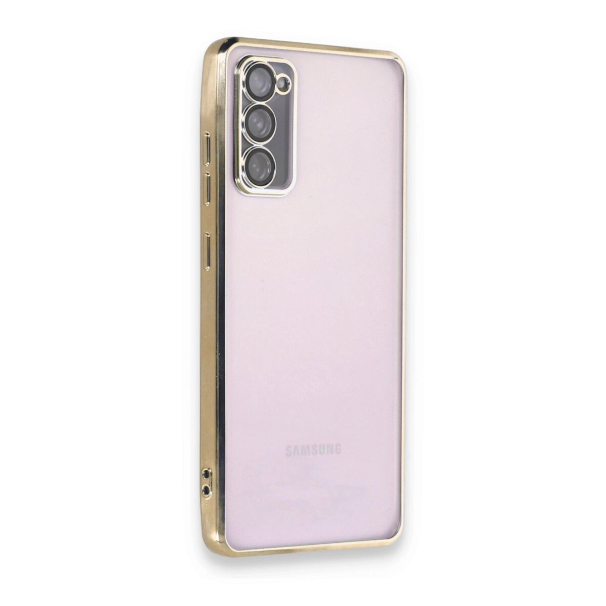 Samsung Galaxy S20 Fe Kılıf Razer Lensli Silikon - Gold Samsung Galaxy S20 Fe Kılıf Razer Lensli Silikon - Gold