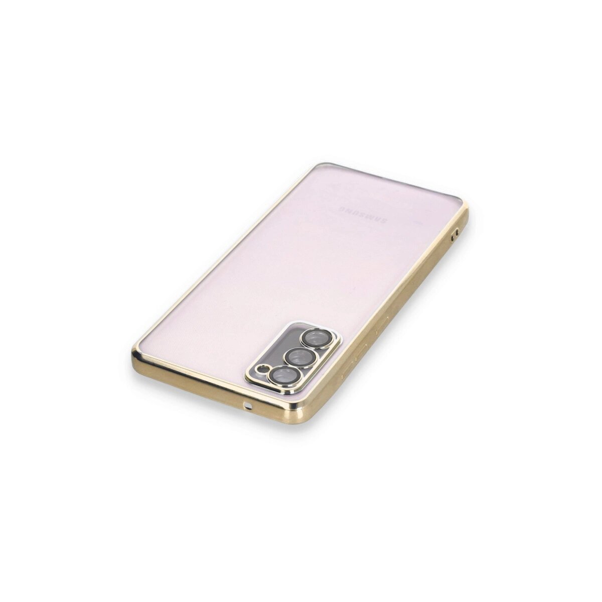 Samsung Galaxy S20 Fe Kılıf Razer Lensli Silikon - Gold Samsung Galaxy S20 Fe Kılıf Razer Lensli Silikon - Gold