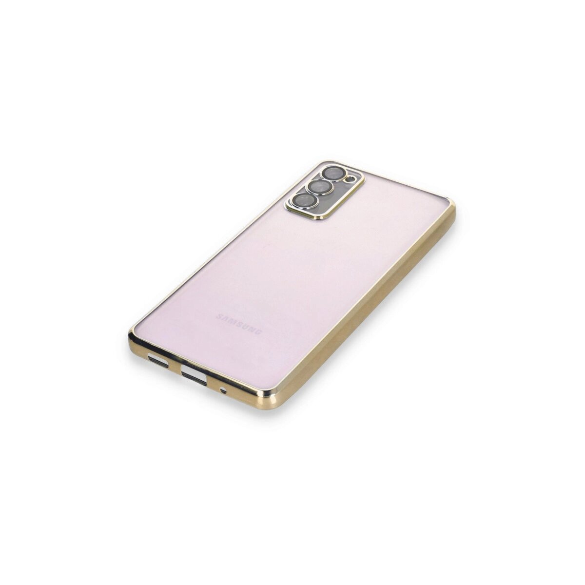 Samsung Galaxy S20 Fe Kılıf Razer Lensli Silikon - Gold Samsung Galaxy S20 Fe Kılıf Razer Lensli Silikon - Gold