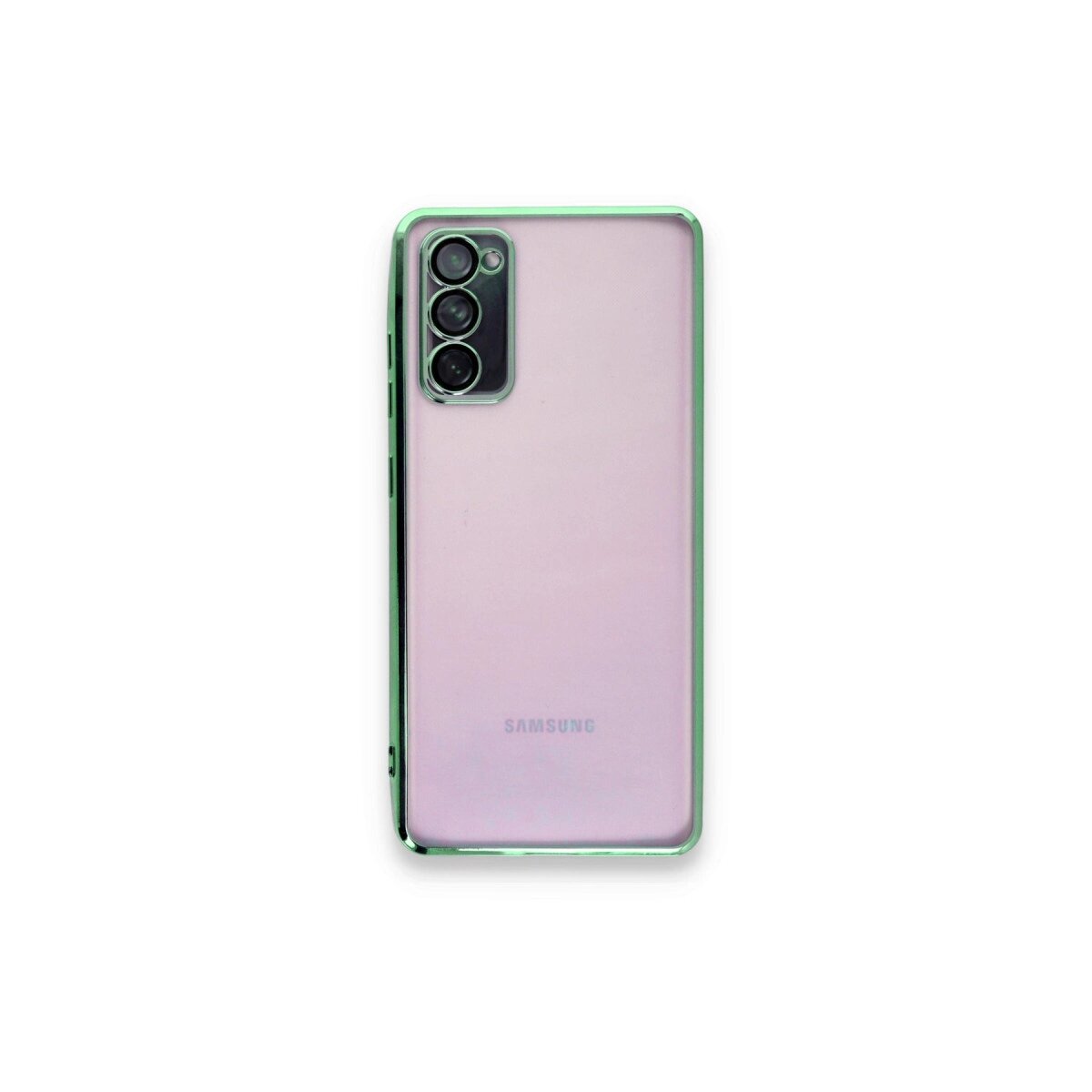 Samsung Galaxy S20 Fe Kılıf Razer Lensli Silikon - Yeşil Samsung Galaxy S20 Fe Kılıf Razer Lensli Silikon - Yeşil