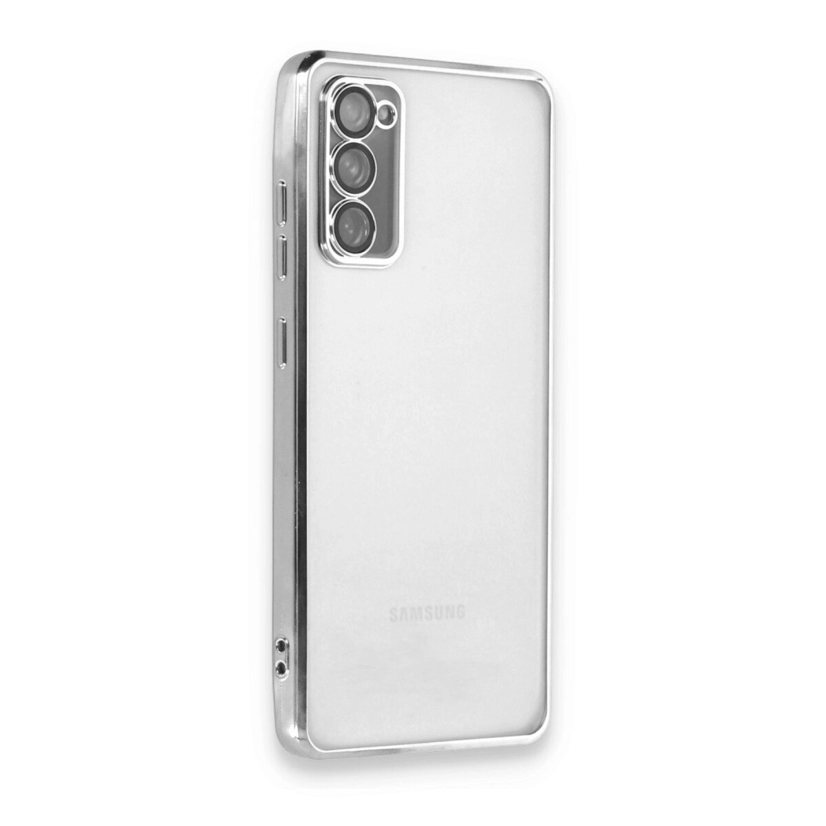 Samsung Galaxy S20 Fe Kılıf Razer Lensli Silikon - Gümüş Samsung Galaxy S20 Fe Kılıf Razer Lensli Silikon - Gümüş