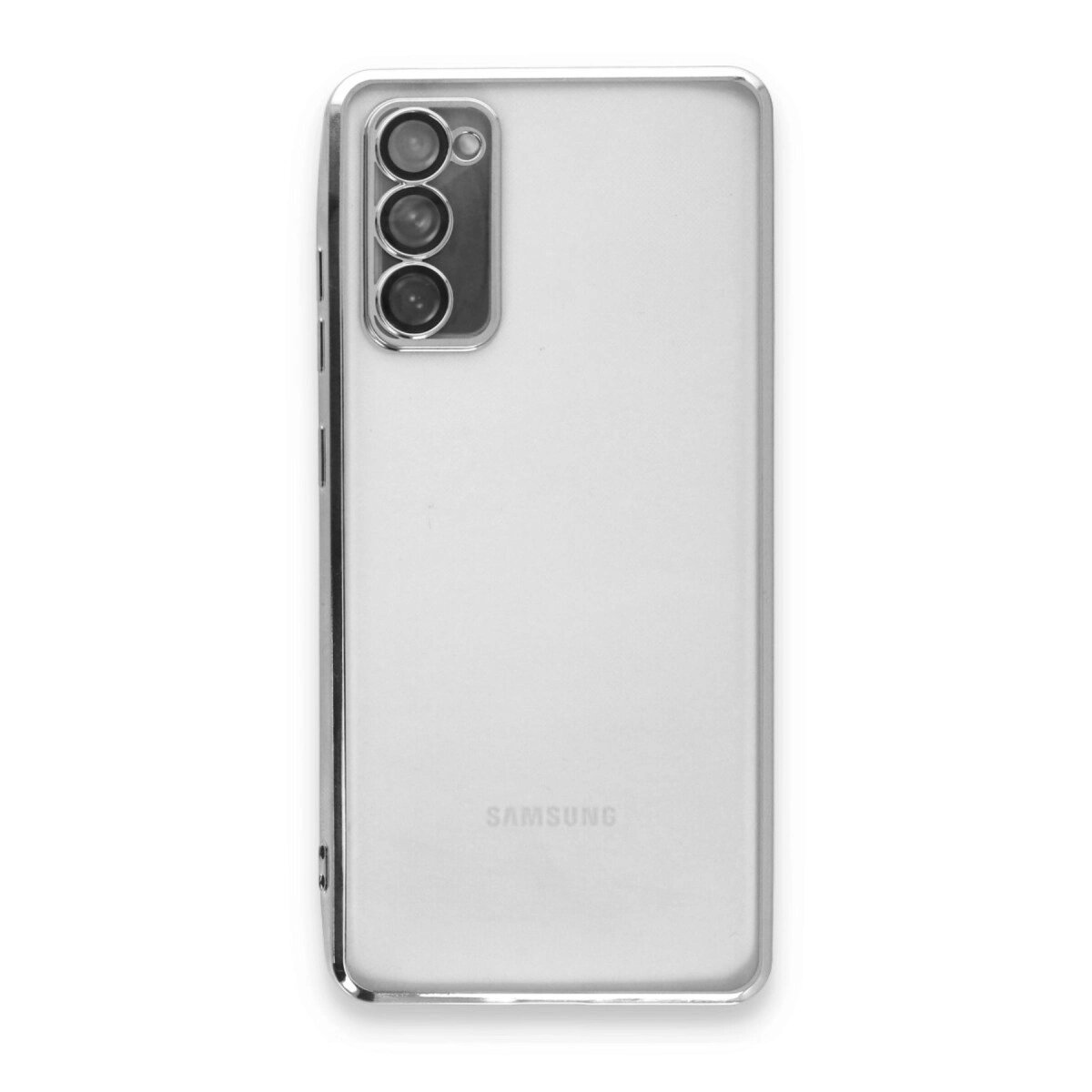 Samsung Galaxy S20 Fe Kılıf Razer Lensli Silikon - Gümüş Samsung Galaxy S20 Fe Kılıf Razer Lensli Silikon - Gümüş