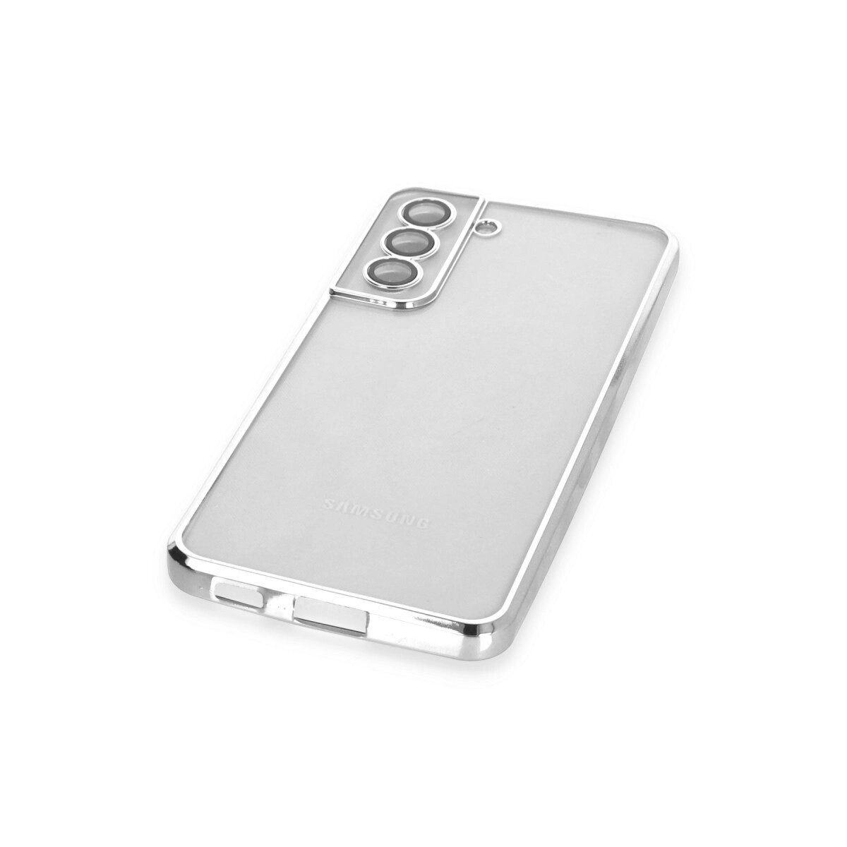 Samsung Galaxy S21 Fe Kılıf Razer Lensli Silikon - Gümüş Samsung Galaxy S21 Fe Kılıf Razer Lensli Silikon - Gümüş