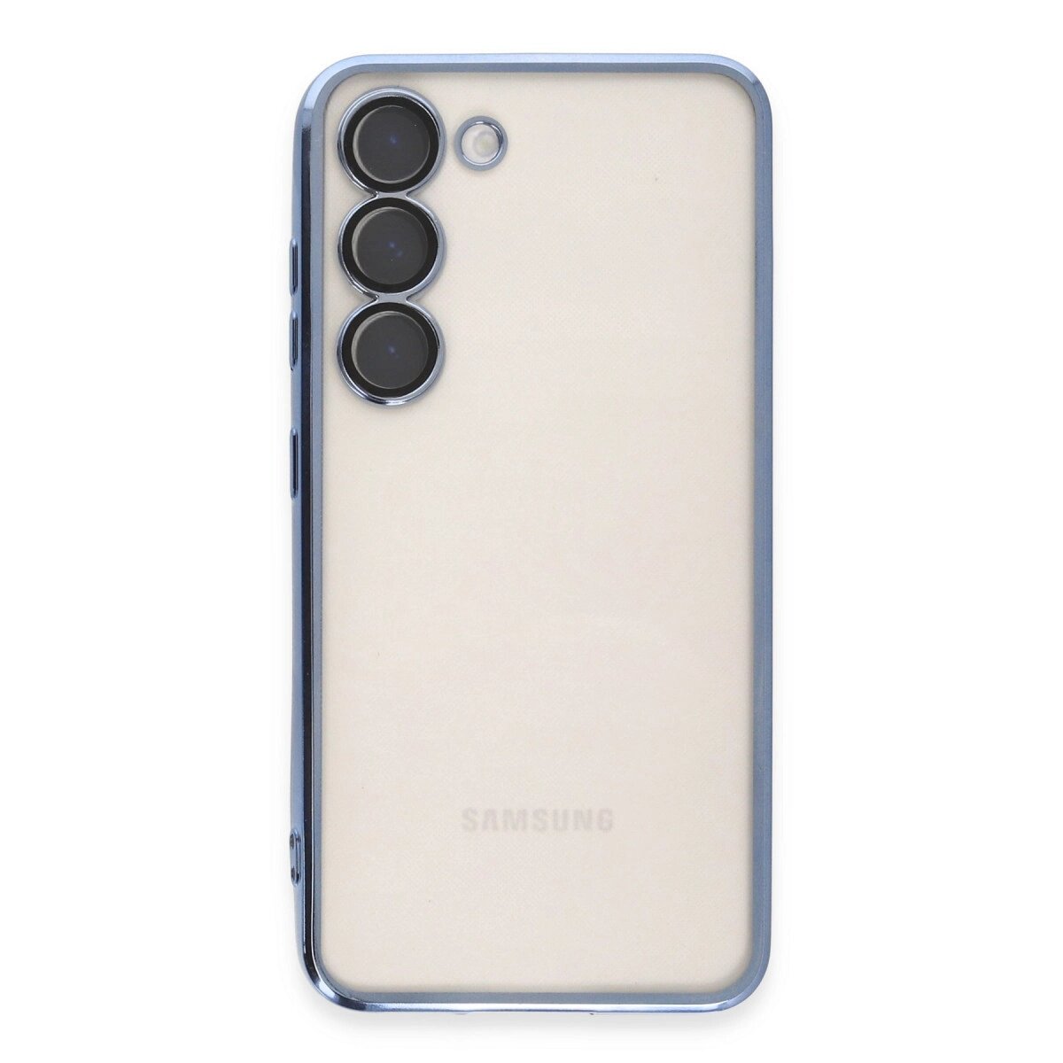 Samsung Galaxy S23 Plus Kılıf Razer Lensli Silikon - Açık Mavi Samsung Galaxy S23 Plus Kılıf Razer Lensli Silikon - Açık Mavi