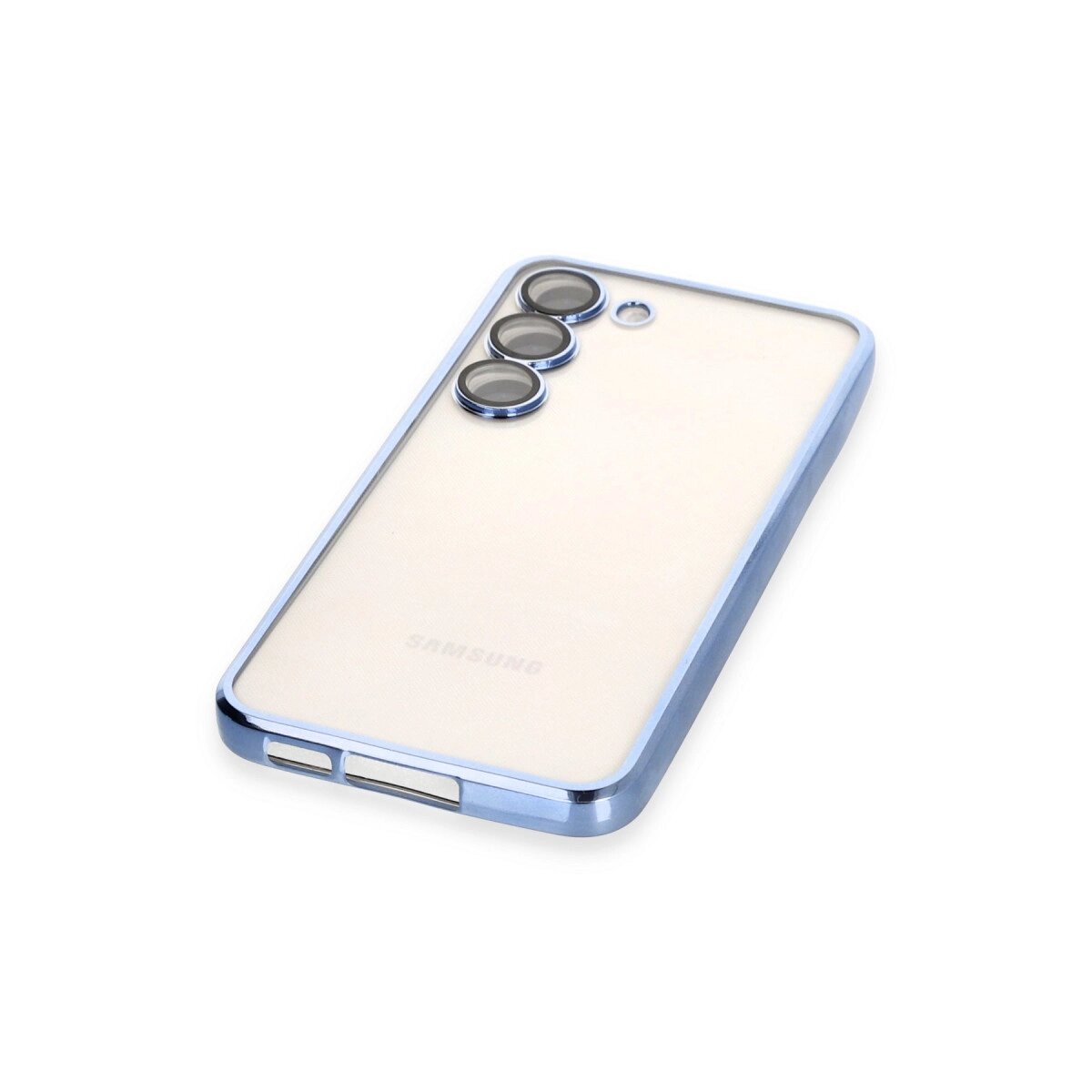 Samsung Galaxy S23 Plus Kılıf Razer Lensli Silikon - Açık Mavi Samsung Galaxy S23 Plus Kılıf Razer Lensli Silikon - Açık Mavi