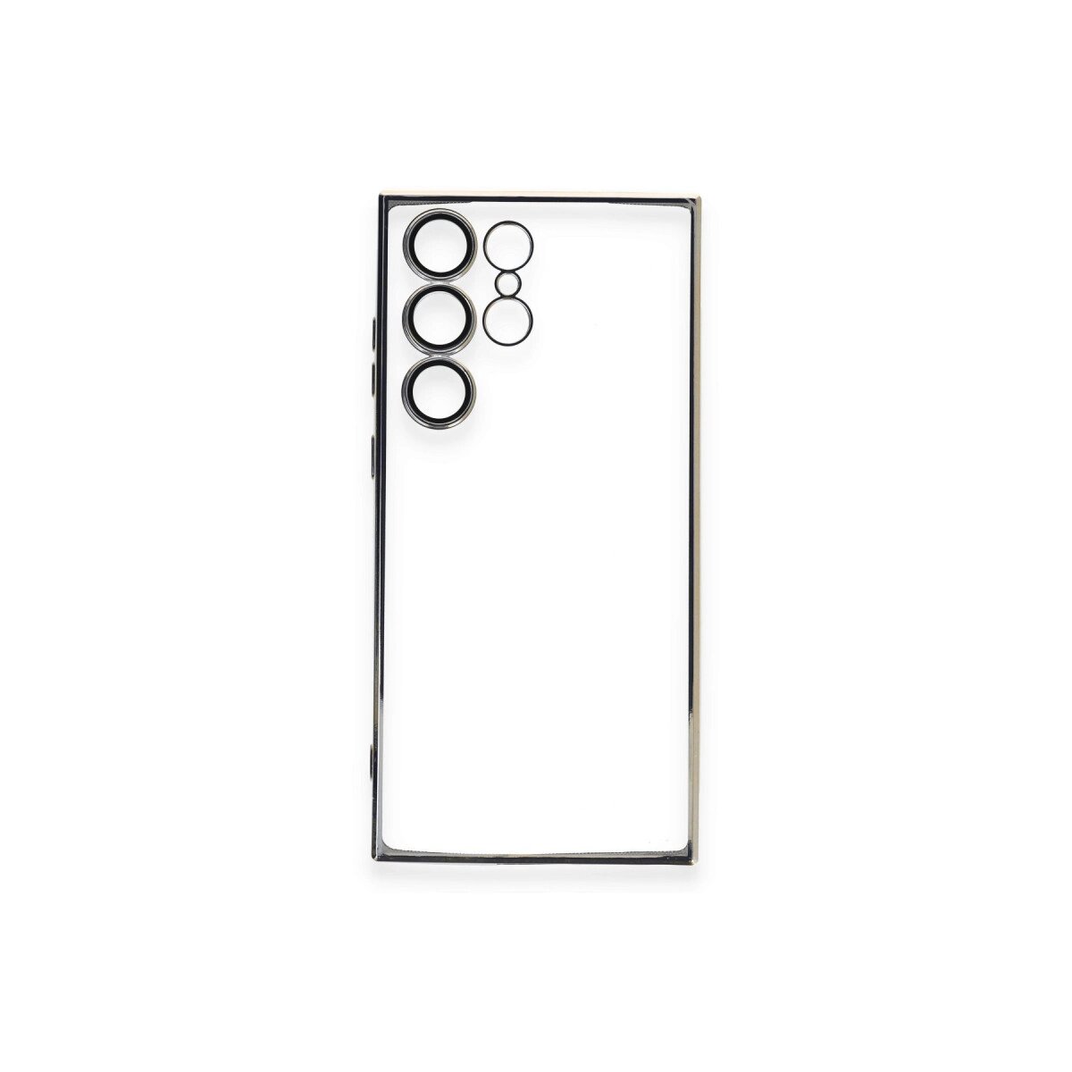 Samsung Galaxy S23 Ultra Kılıf Razer Lensli Silikon - Gold
