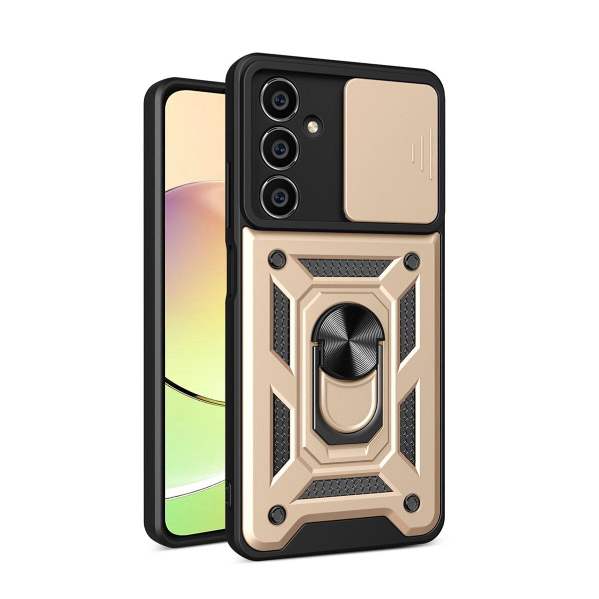 Samsung Galaxy A15 4g Kılıf Pars Lens Yüzüklü Silikon - Gold Samsung Galaxy A15 4g Kılıf Pars Lens Yüzüklü Silikon - Gold