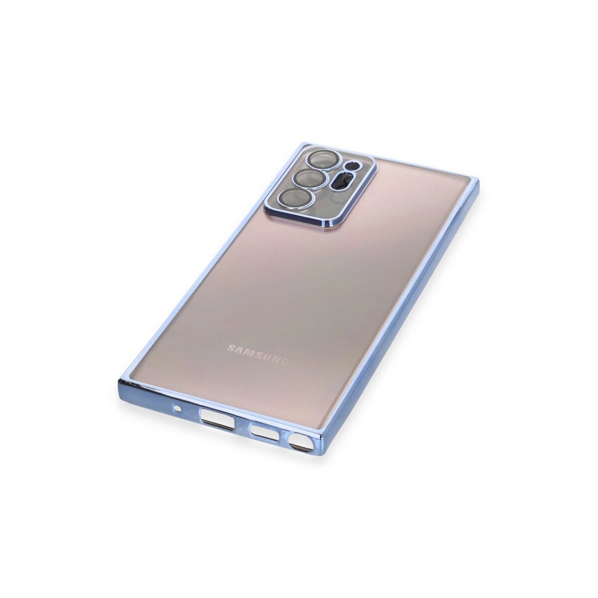 Samsung Galaxy Note 20 Ultra Kılıf Razer Lensli Silikon - Açık Mavi Samsung Galaxy Note 20 Ultra Kılıf Razer Lensli Silikon - Açık Mavi