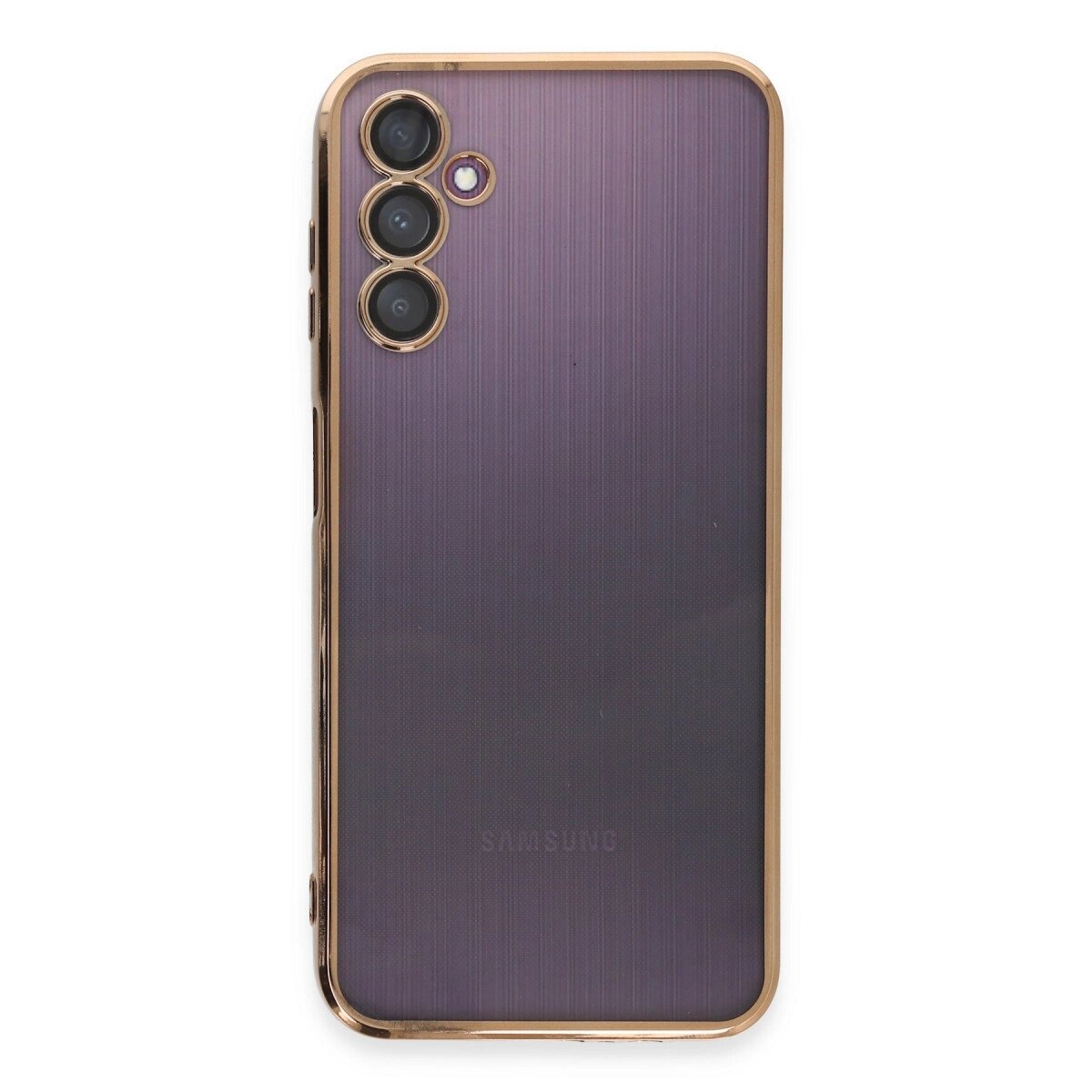 Samsung Galaxy A14 4g Kılıf Razer Lensli Silikon - Gold Samsung Galaxy A14 4g Kılıf Razer Lensli Silikon - Gold