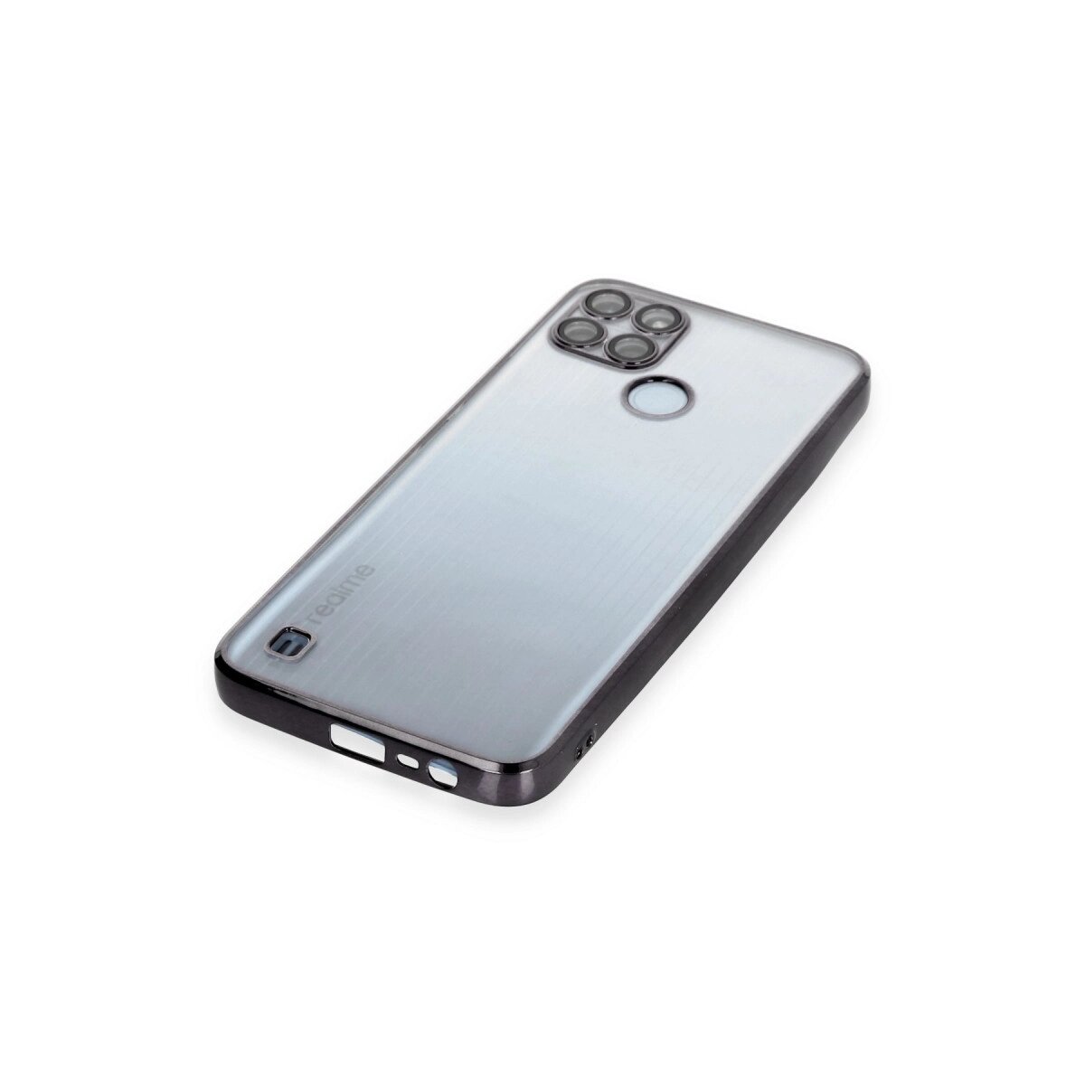 Realme C25y Kılıf Razer Lensli Silikon - Siyah Realme C25y Kılıf Razer Lensli Silikon - Siyah