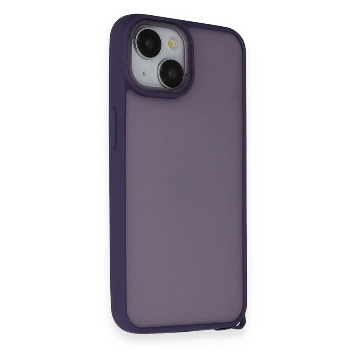 Apple İphone 14 Kılıf Elegant Kapak - Derin Mor Apple İphone 14 Kılıf Elegant Kapak - Derin Mor