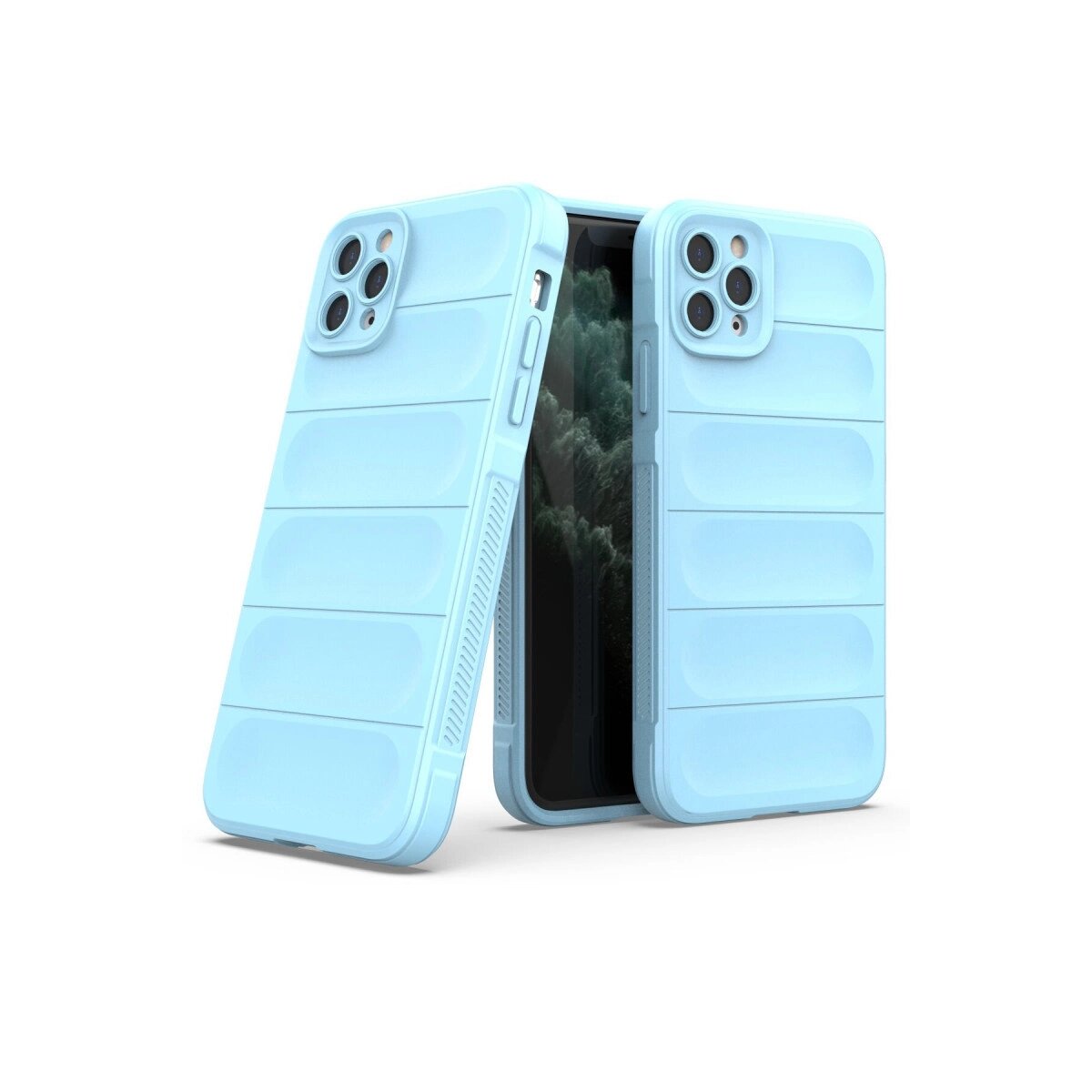 Apple İphone 11 Pro Max Kılıf Optimum Silikon - Sky Blue Apple İphone 11 Pro Max Kılıf Optimum Silikon - Sky Blue