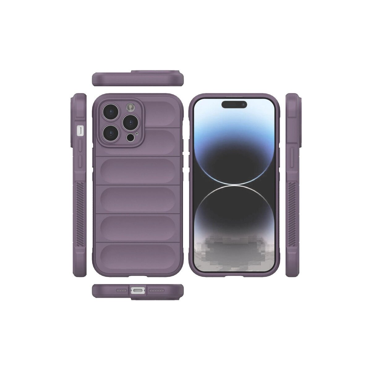 Apple İphone 13 Pro Max Kılıf Optimum Silikon - Mor