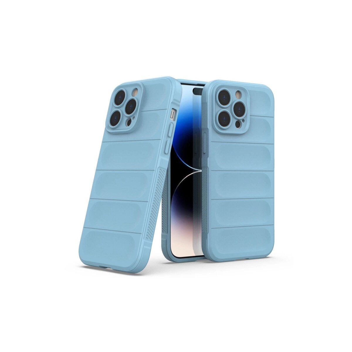 Apple İphone 14 Pro Kılıf Optimum Silikon - Sky Blue Apple İphone 14 Pro Kılıf Optimum Silikon - Sky Blue