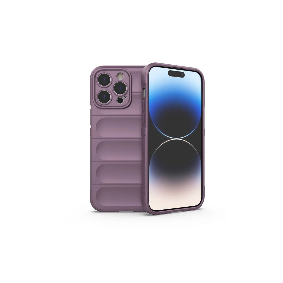 Apple İphone 14 Pro Max Kılıf Optimum Silikon - Mor Apple İphone 14 Pro Max Kılıf Optimum Silikon - Mor