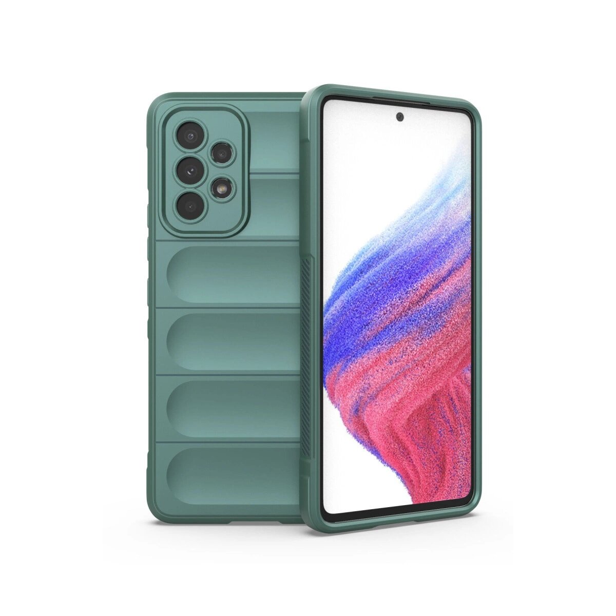 Samsung Galaxy A53 5g Kılıf Optimum Silikon - Koyu Yeşil Samsung Galaxy A53 5g Kılıf Optimum Silikon - Koyu Yeşil