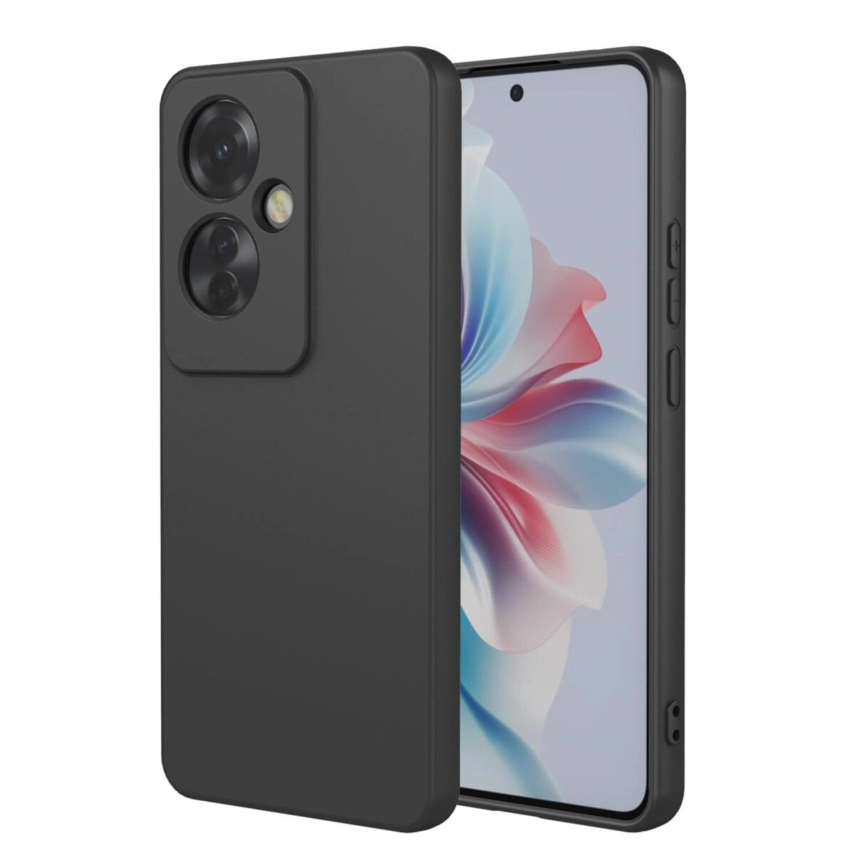 Oppo Reno 11f Kılıf First Silikon - Siyah Oppo Reno 11f Kılıf First Silikon - Siyah