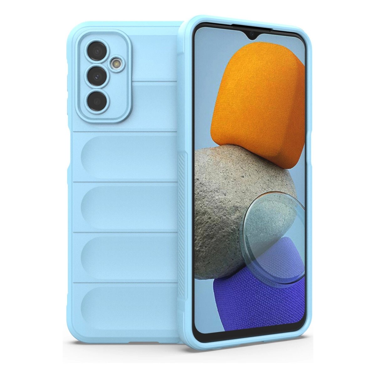 Samsung Galaxy M23 Kılıf Optimum Silikon - Sky Blue Samsung Galaxy M23 Kılıf Optimum Silikon - Sky Blue