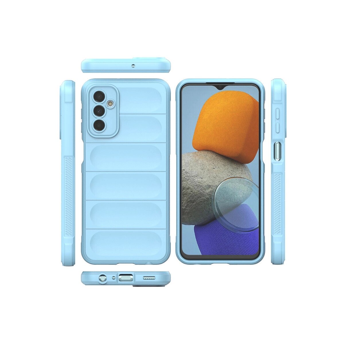 Samsung Galaxy M23 Kılıf Optimum Silikon - Sky Blue Samsung Galaxy M23 Kılıf Optimum Silikon - Sky Blue