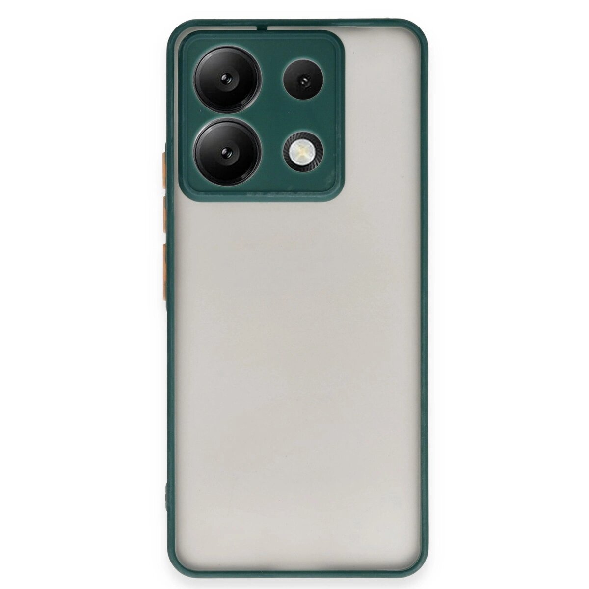 Xiaomi Redmi Note 13 5g Kılıf Montreal Silikon Kapak - Yeşil Xiaomi Redmi Note 13 5g Kılıf Montreal Silikon Kapak - Yeşil