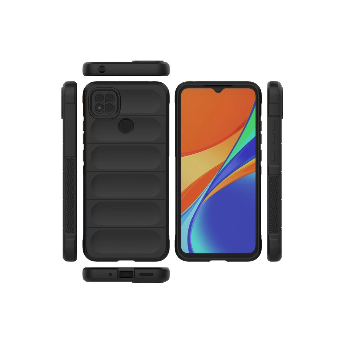 Xiaomi Redmi 9c Kılıf Optimum Silikon - Siyah