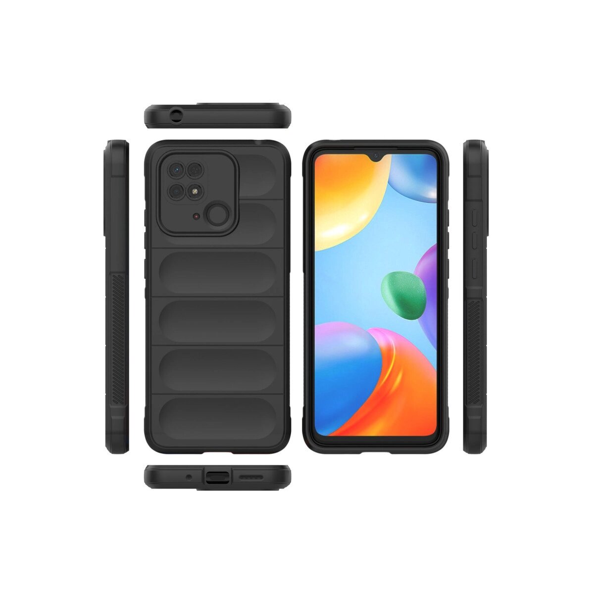 Xiaomi Redmi 10c Kılıf Optimum Silikon - Siyah