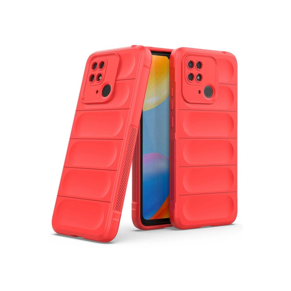 Xiaomi Redmi 10c Kılıf Optimum Silikon - Kırmızı Xiaomi Redmi 10c Kılıf Optimum Silikon - Kırmızı
