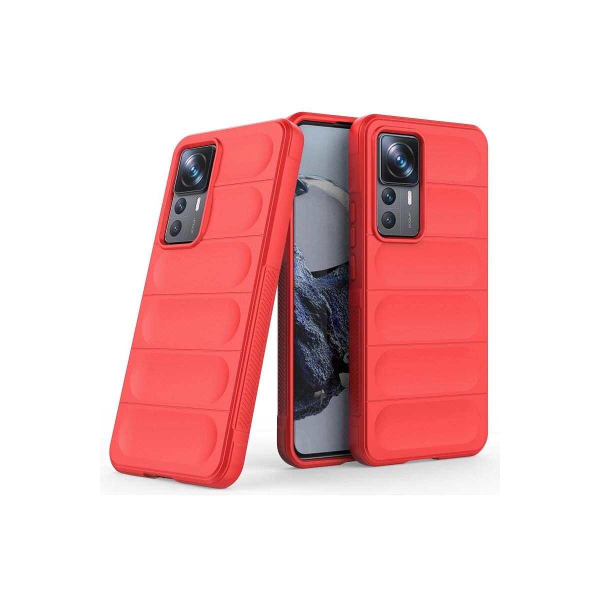Xiaomi Mi 12t Pro Kılıf Optimum Silikon - Kırmızı Xiaomi Mi 12t Pro Kılıf Optimum Silikon - Kırmızı