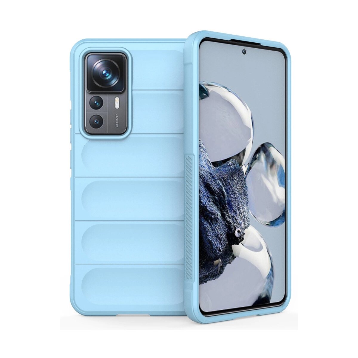 Xiaomi Mi 12t Pro Kılıf Optimum Silikon - Sky Blue Xiaomi Mi 12t Pro Kılıf Optimum Silikon - Sky Blue
