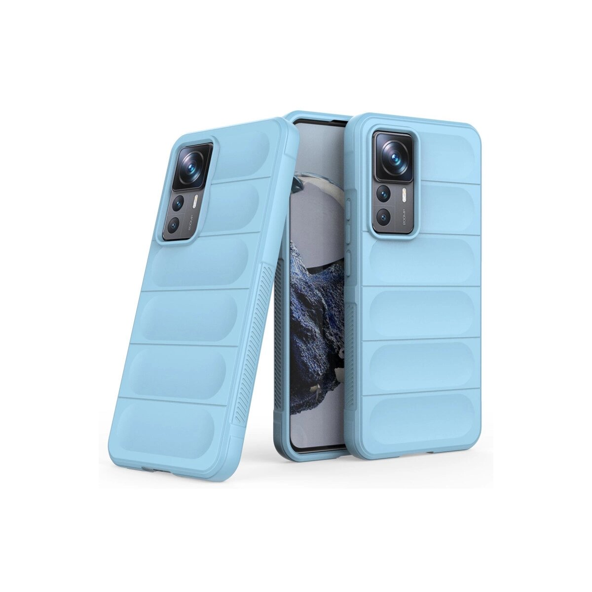 Xiaomi Mi 12t Pro Kılıf Optimum Silikon - Sky Blue Xiaomi Mi 12t Pro Kılıf Optimum Silikon - Sky Blue
