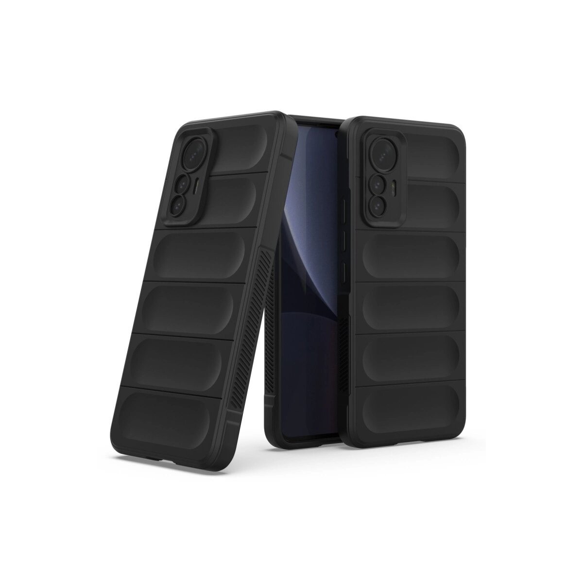 Xiaomi Mi 12 Lite Kılıf Optimum Silikon - Siyah Xiaomi Mi 12 Lite Kılıf Optimum Silikon - Siyah