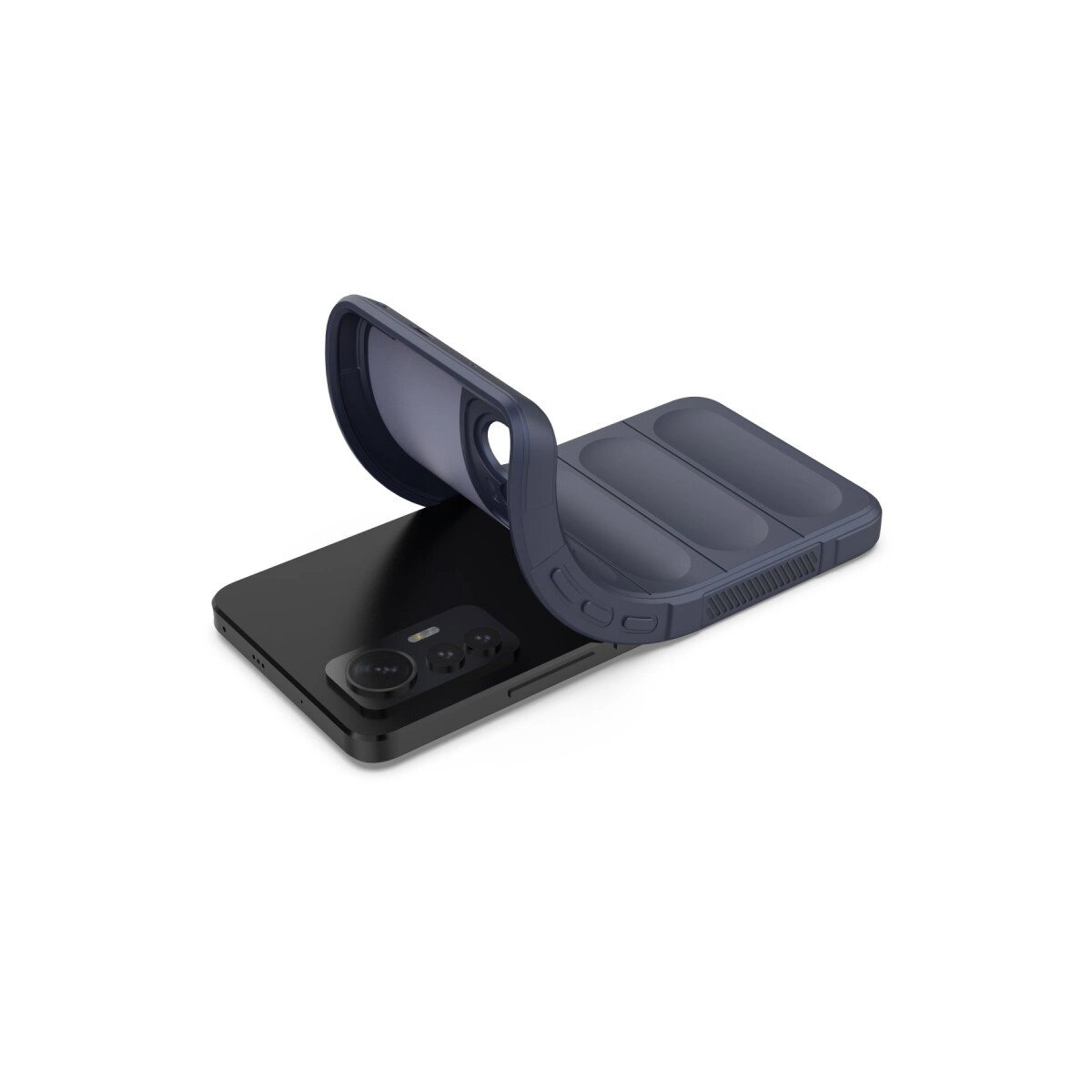 Xiaomi Mi 12 Lite Kılıf Optimum Silikon - Lacivert Xiaomi Mi 12 Lite Kılıf Optimum Silikon - Lacivert