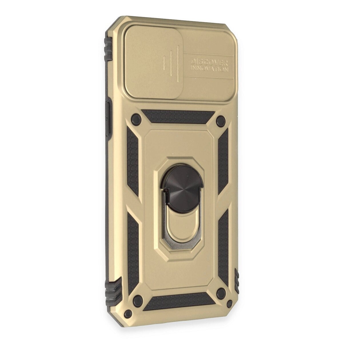 Apple İphone 12 Pro Max Kılıf Pars Lens Yüzüklü Silikon - Gold Apple İphone 12 Pro Max Kılıf Pars Lens Yüzüklü Silikon - Gold