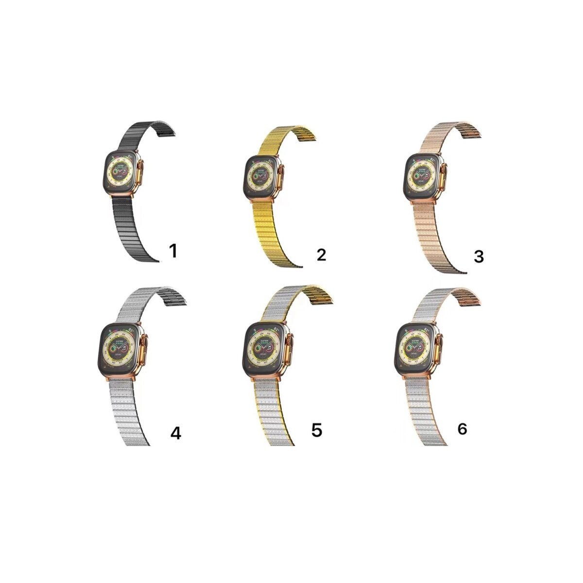 Apple Watch 38mm Made Metal Kordon (saat Değildir) - Siyah