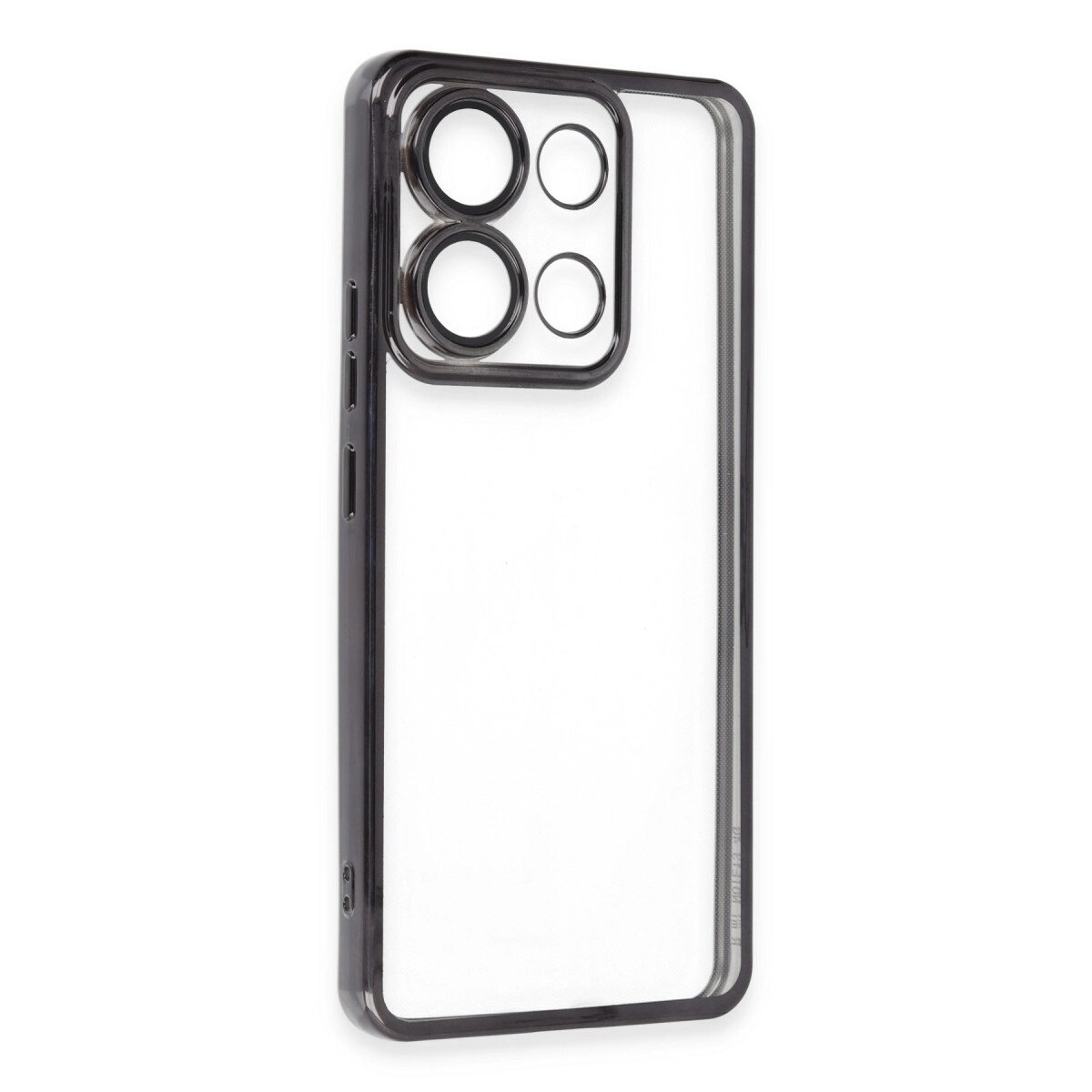Xiaomi Poco X6 Pro Kılıf Razer Lensli Silikon - Siyah