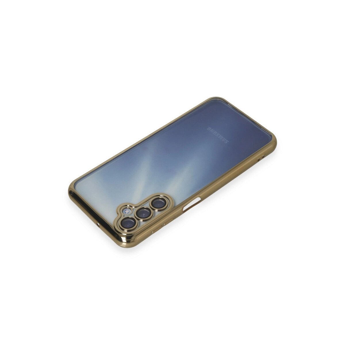 Samsung Galaxy A15 4g Kılıf Razer Lensli Silikon - Gold Samsung Galaxy A15 4g Kılıf Razer Lensli Silikon - Gold
