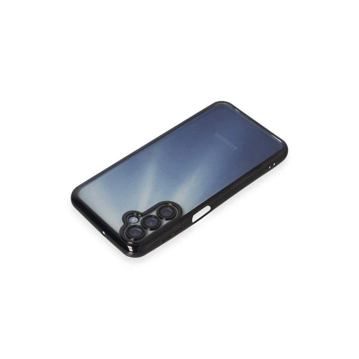Samsung Galaxy A35 5g Kılıf Razer Lensli Silikon - Siyah