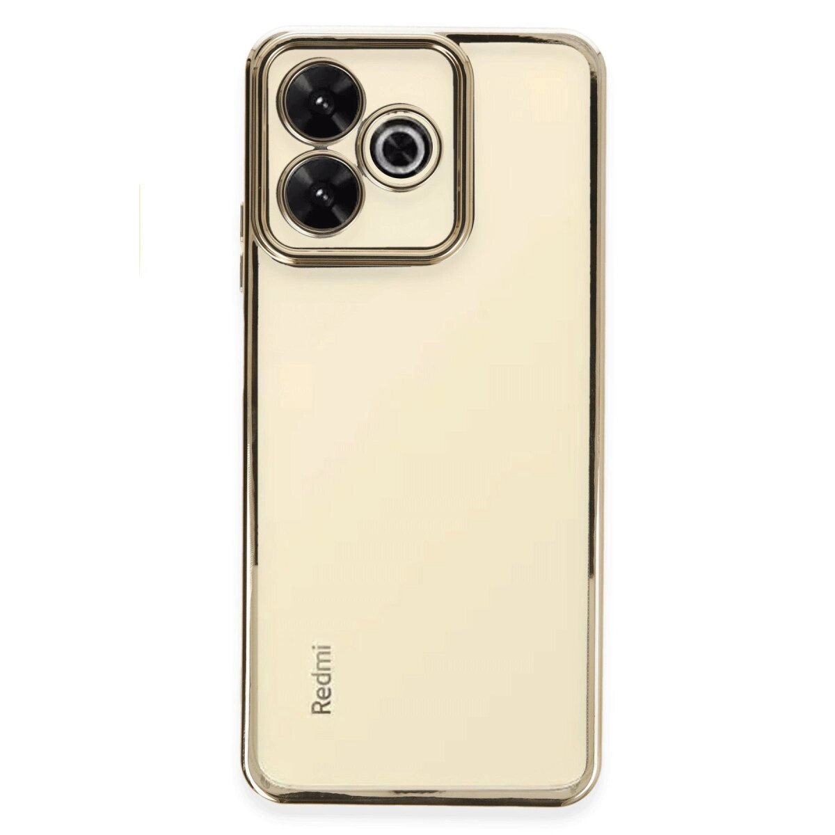 13 4g Kılıf  Lensli  - Gold