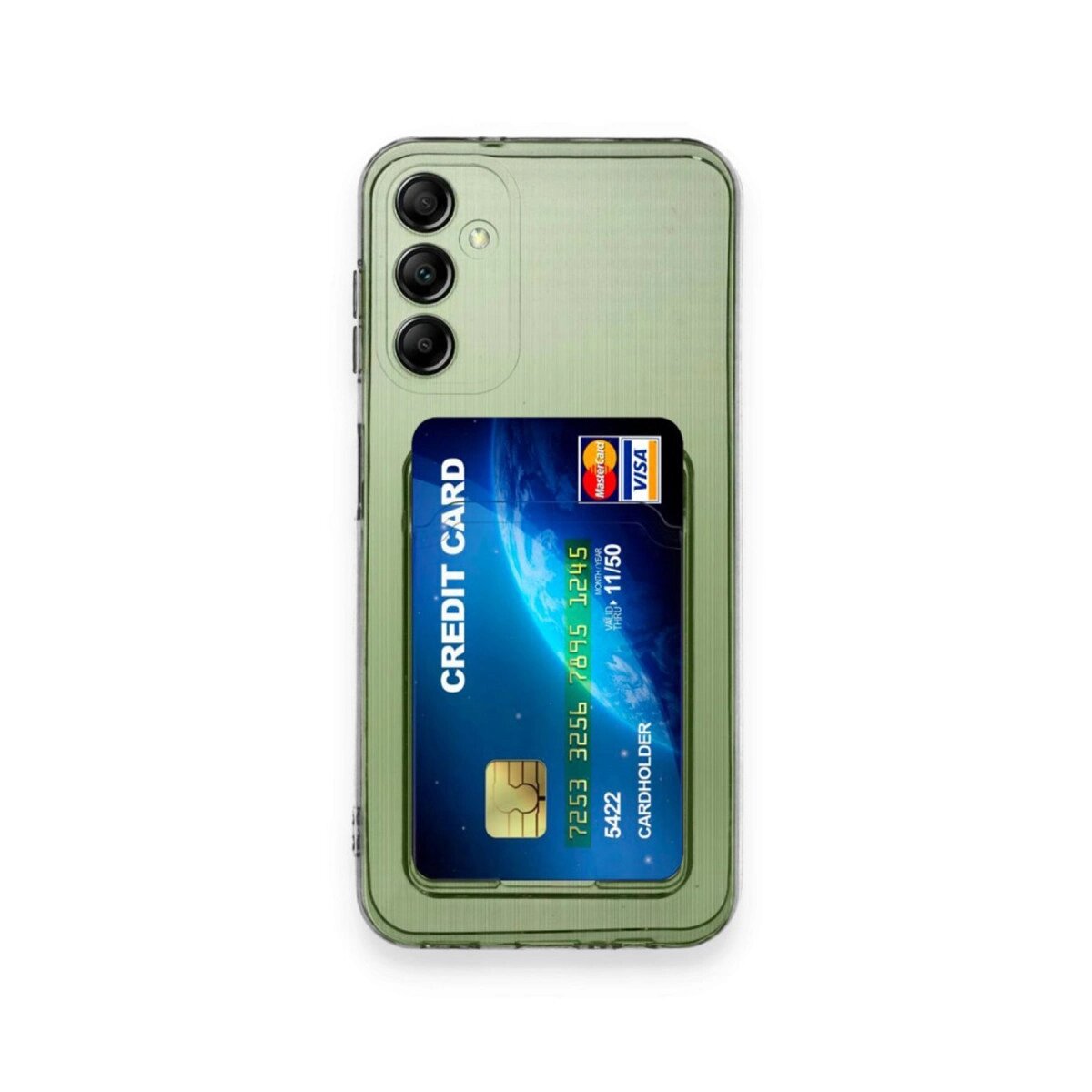 Samsung Galaxy A25 5g Kılıf Kart Şeffaf Silikon - Şeffaf Samsung Galaxy A25 5g Kılıf Kart Şeffaf Silikon - Şeffaf