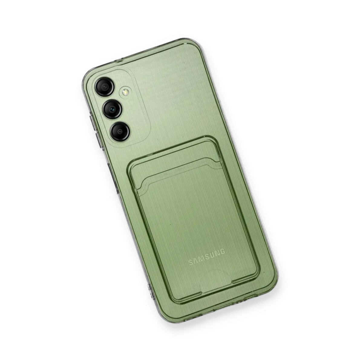 Samsung Galaxy A55 5g Kılıf Kart Şeffaf Silikon - Şeffaf Samsung Galaxy A55 5g Kılıf Kart Şeffaf Silikon - Şeffaf