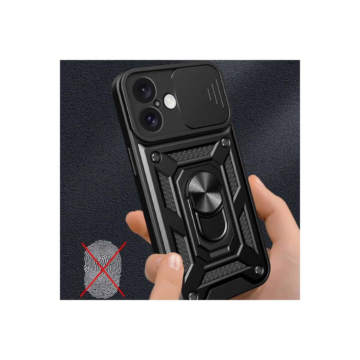 Apple İphone 16 Kılıf Pars Lens Yüzüklü Silikon - Gümüş Apple İphone 16 Kılıf Pars Lens Yüzüklü Silikon - Gümüş