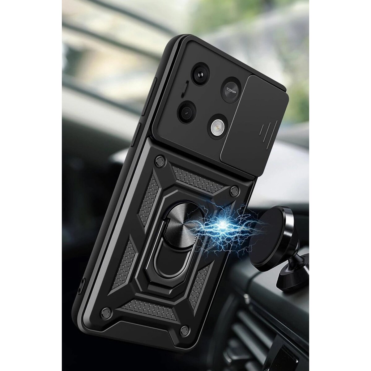 Xiaomi Poco X6 Pro Kılıf Pars Lens Yüzüklü Silikon - Kırmızı Xiaomi Poco X6 Pro Kılıf Pars Lens Yüzüklü Silikon - Kırmızı
